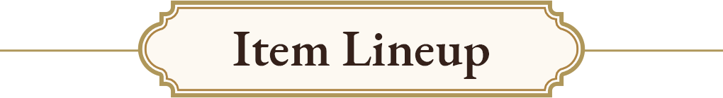 Item Lineup