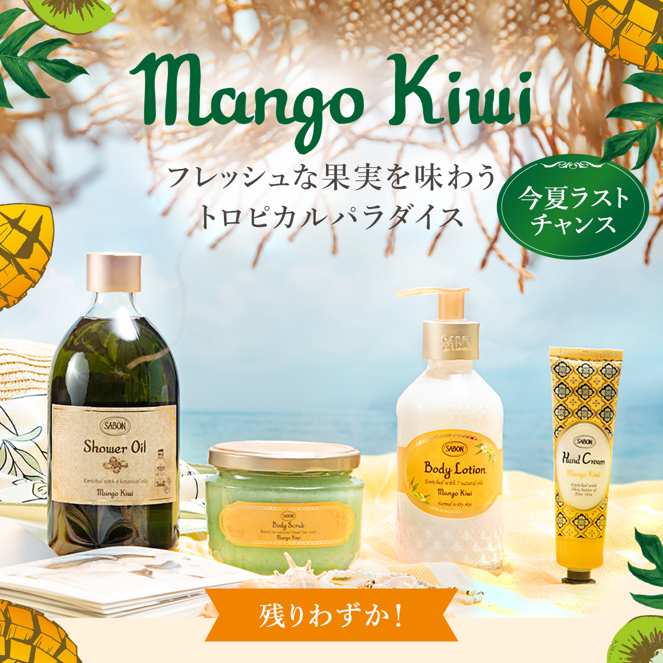 Mango Kiwi フレッシュな果実を味わう トロピカルパラダイス 残りわずか！