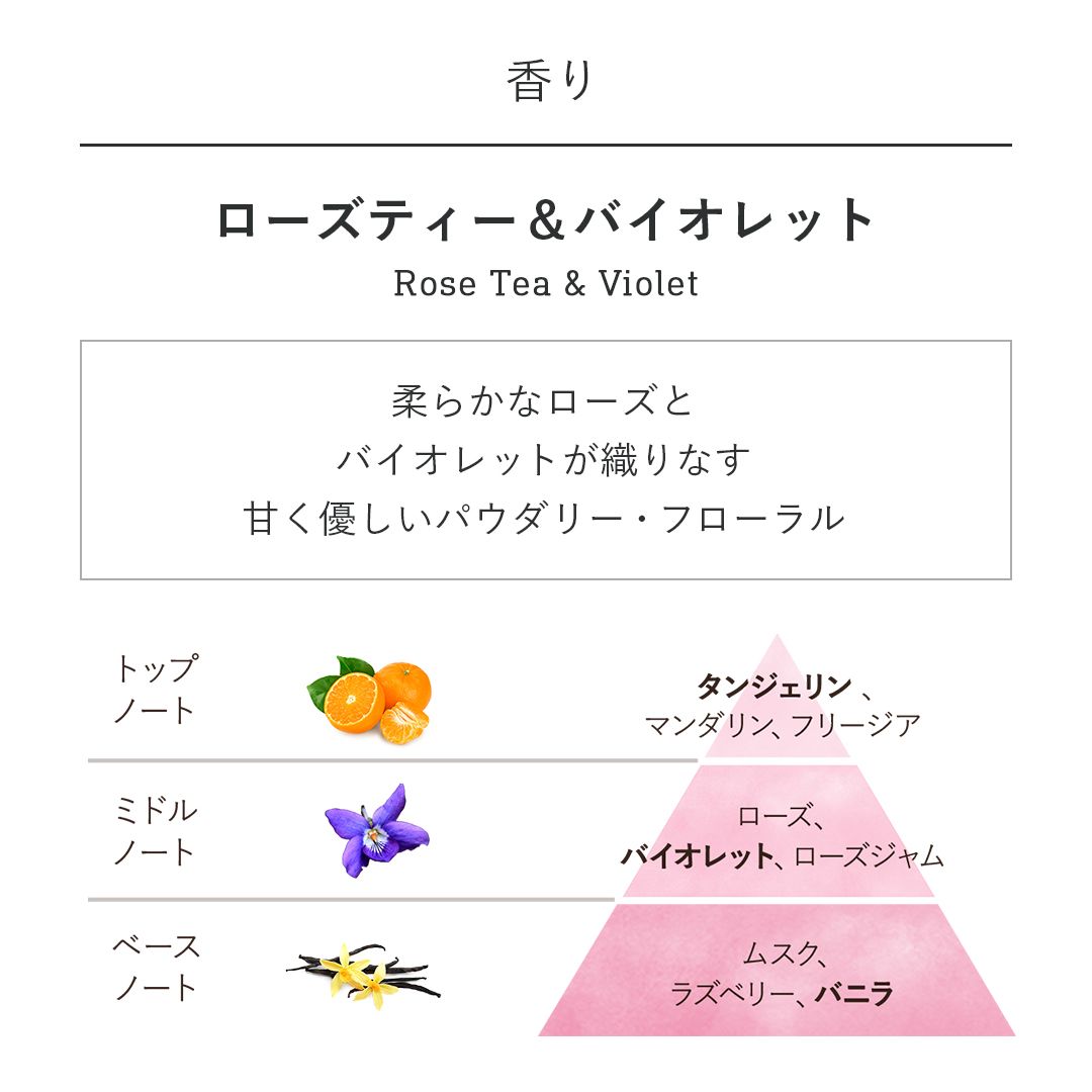 アロマ ローズティー&バイオレットの商品画像