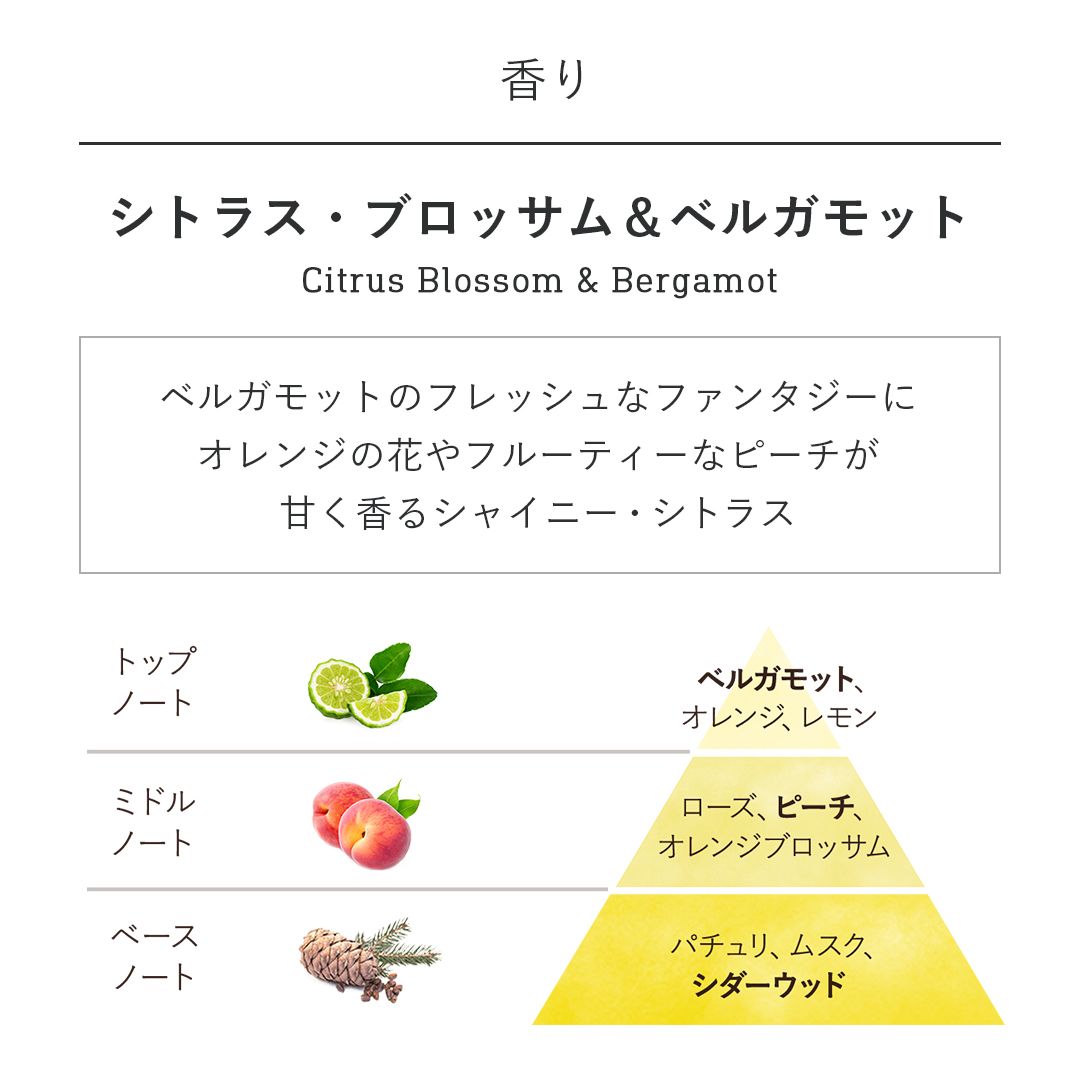 アロマ シトラス・ブロッサム&ベルガモットの商品画像
