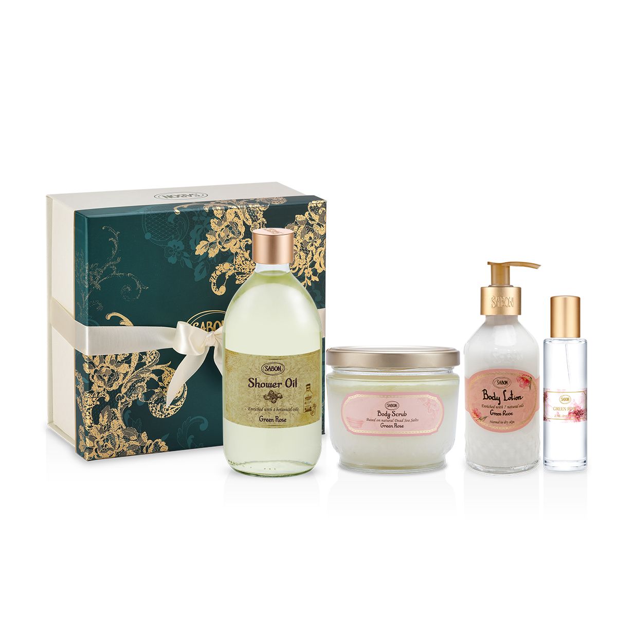 ボディケア 4STEP レギュラーセット グリーン・ローズの商品画像