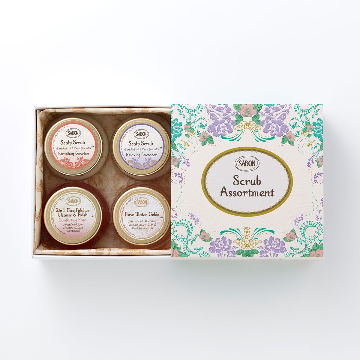 スクラブアソートメントキット(ゼラニウム&ローズ) の商品画像