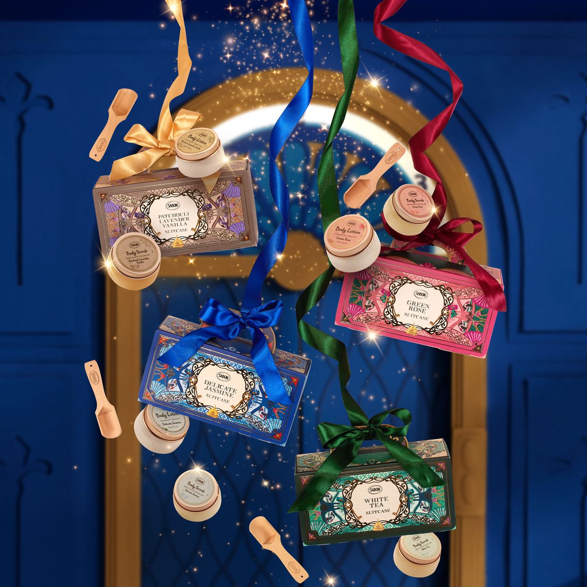 スーツケースギフト グリーン・ローズの商品画像