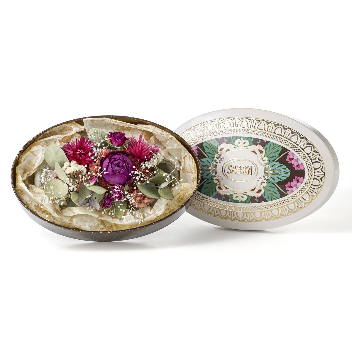 オーバルティンボックスアレンジフラワー の商品画像