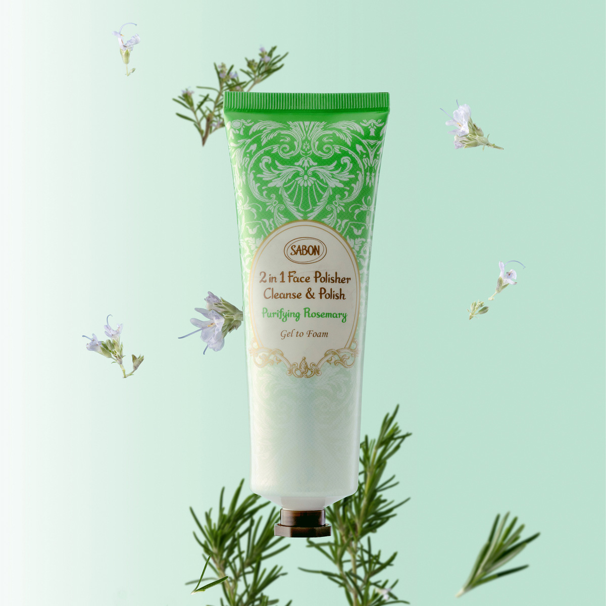 SABON ブリスフルグリーン　フェイスポリッシャーandボディローション SABON“抹茶の香り”スクラブ洗顔＆ボディソープ、抹茶エキス配合