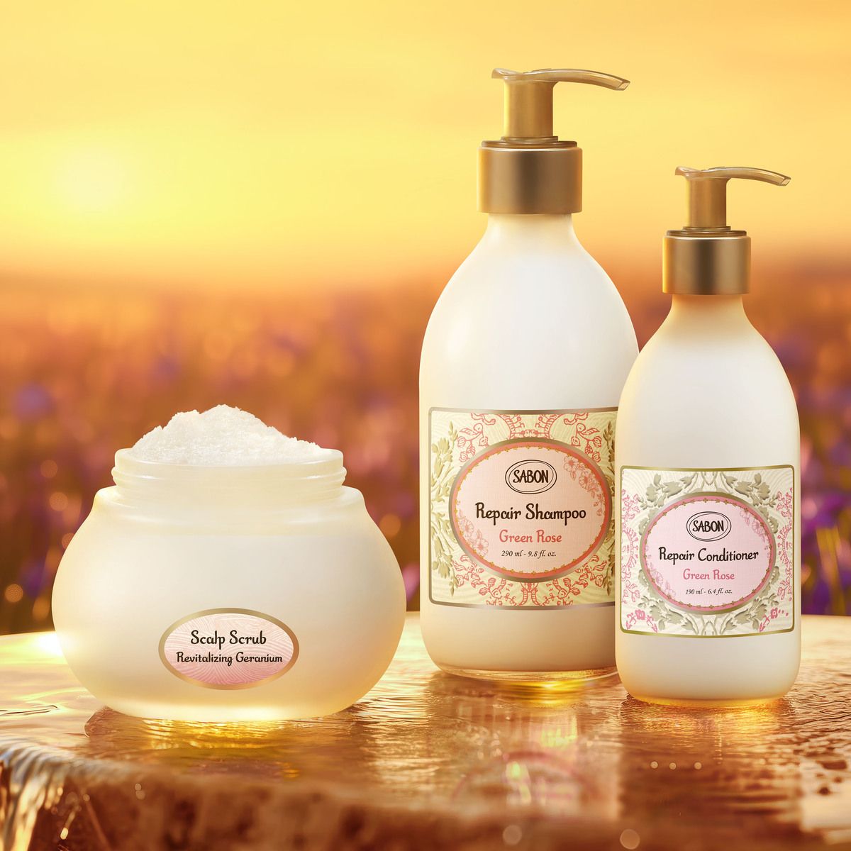 3STEP ヘアケアキット グリーン・ローズの商品画像