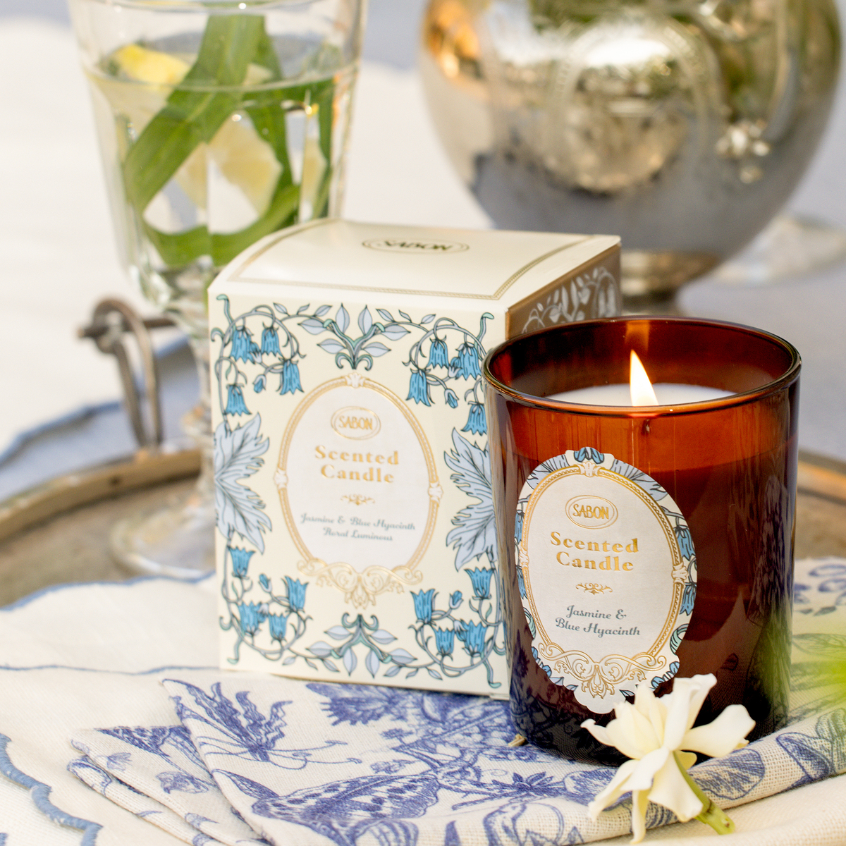 キャンドル (ジャスミン＆ヒヤシンス)』 | SABON (サボン)