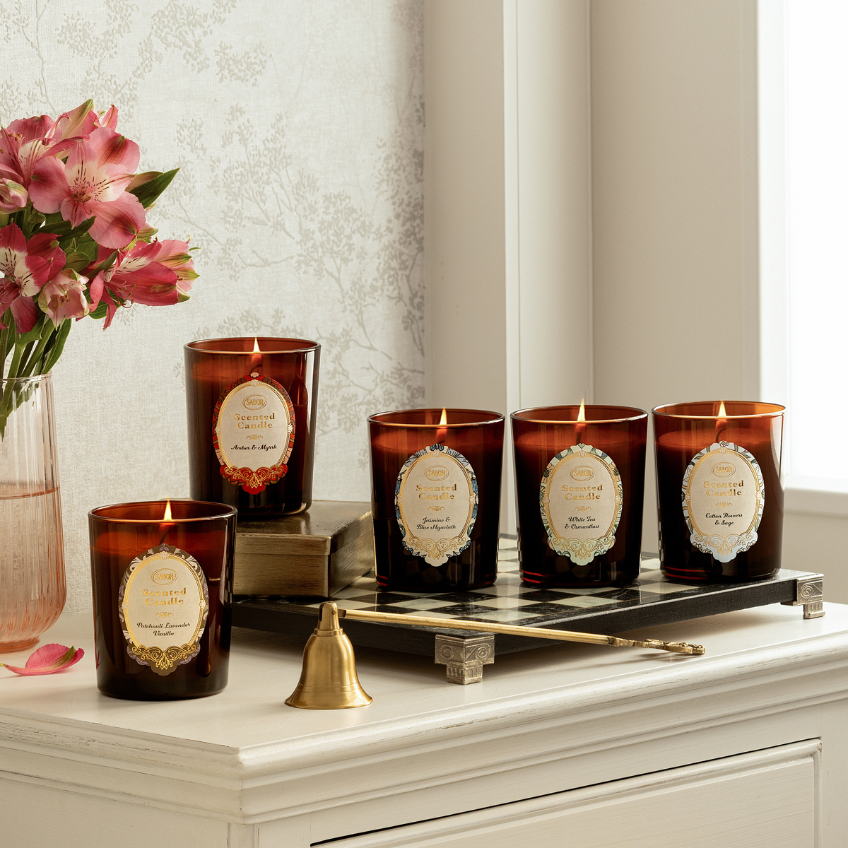 キャンドル (ジャスミン＆ヒヤシンス)』 | SABON (サボン)