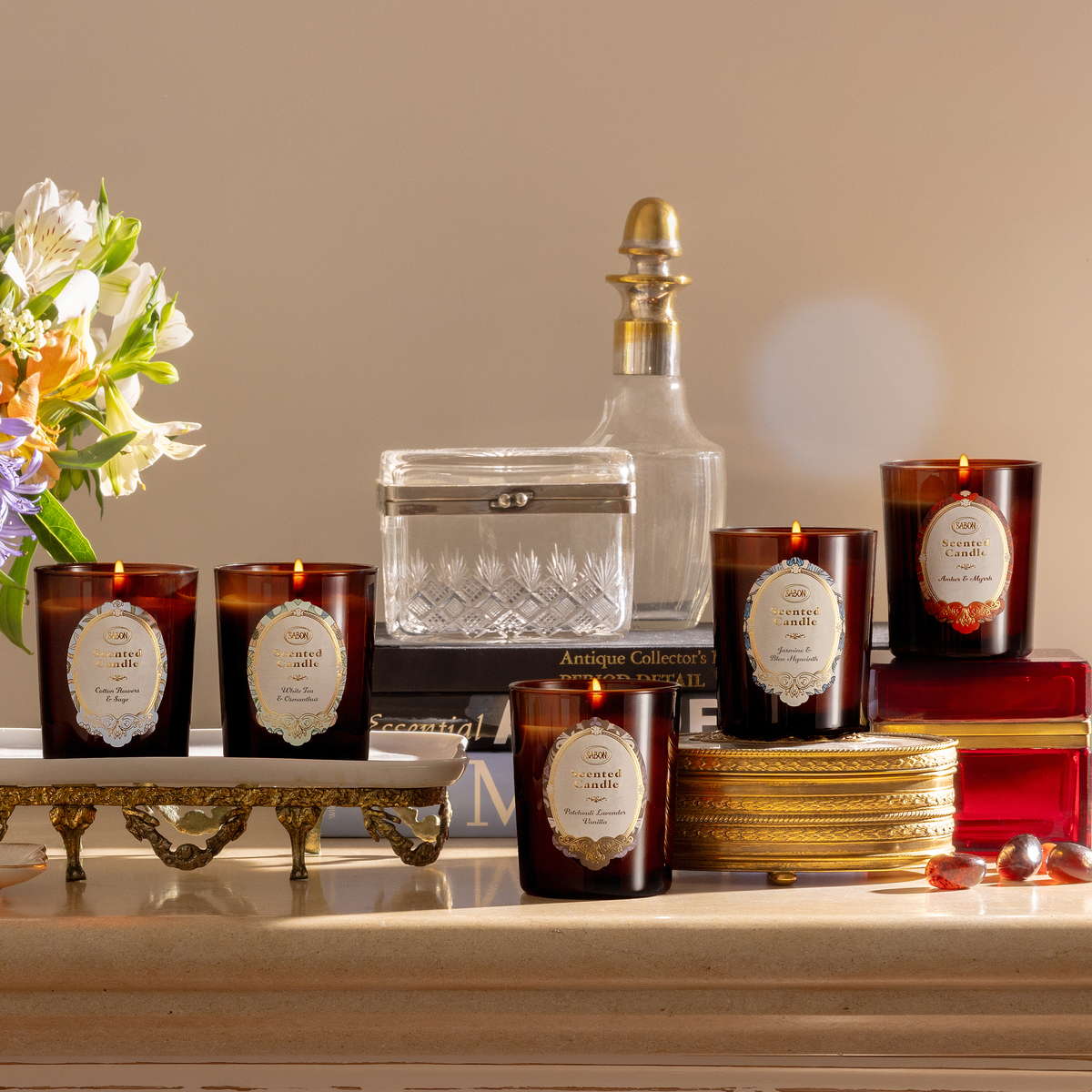 キャンドル (アンバー＆ミルラ)』 | SABON (サボン)