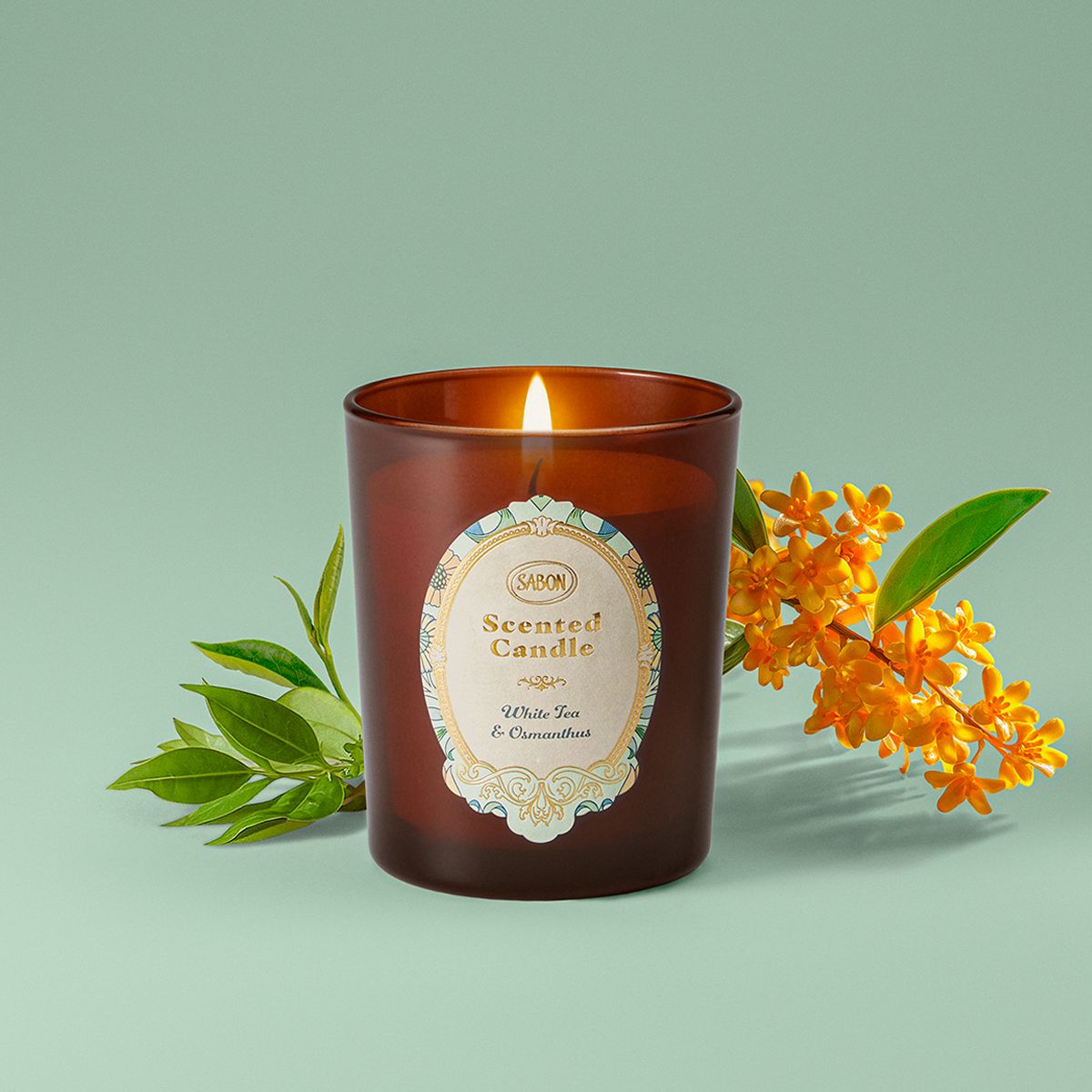 キャンドル ホワイトティー&オスマンサスの商品画像