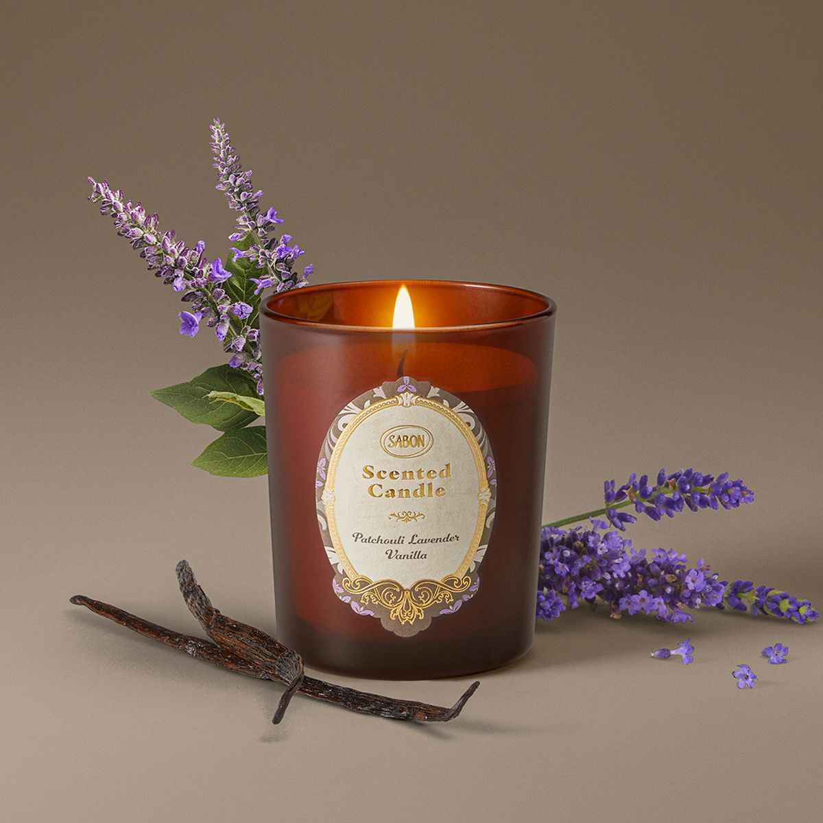 キャンドル パチュリ・ラベンダー・バニラの商品画像