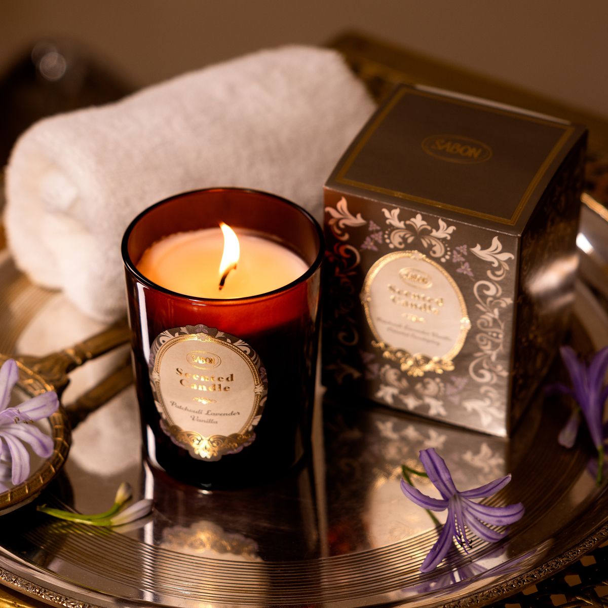キャンドル パチュリ・ラベンダー・バニラの商品画像