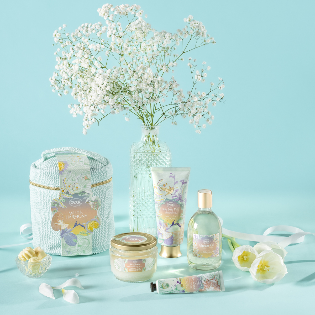 ボディケアギフト (ホワイトティー・セレブレーション)』 | SABON (サボン)