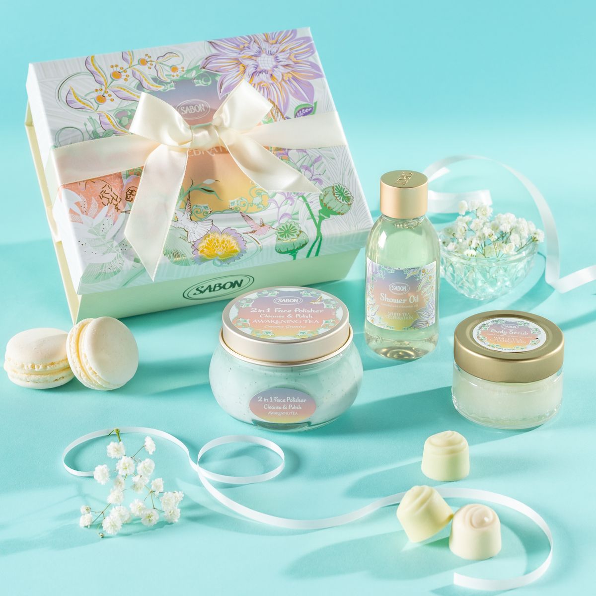 フェイス&ボディケアキット ホワイトティー・セレブレーションの商品画像