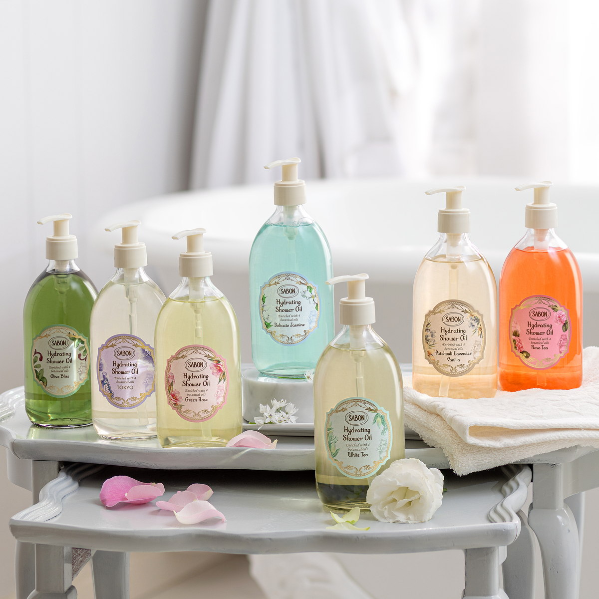ハイドレイティング シャワーオイル（500mL） (ローズティー