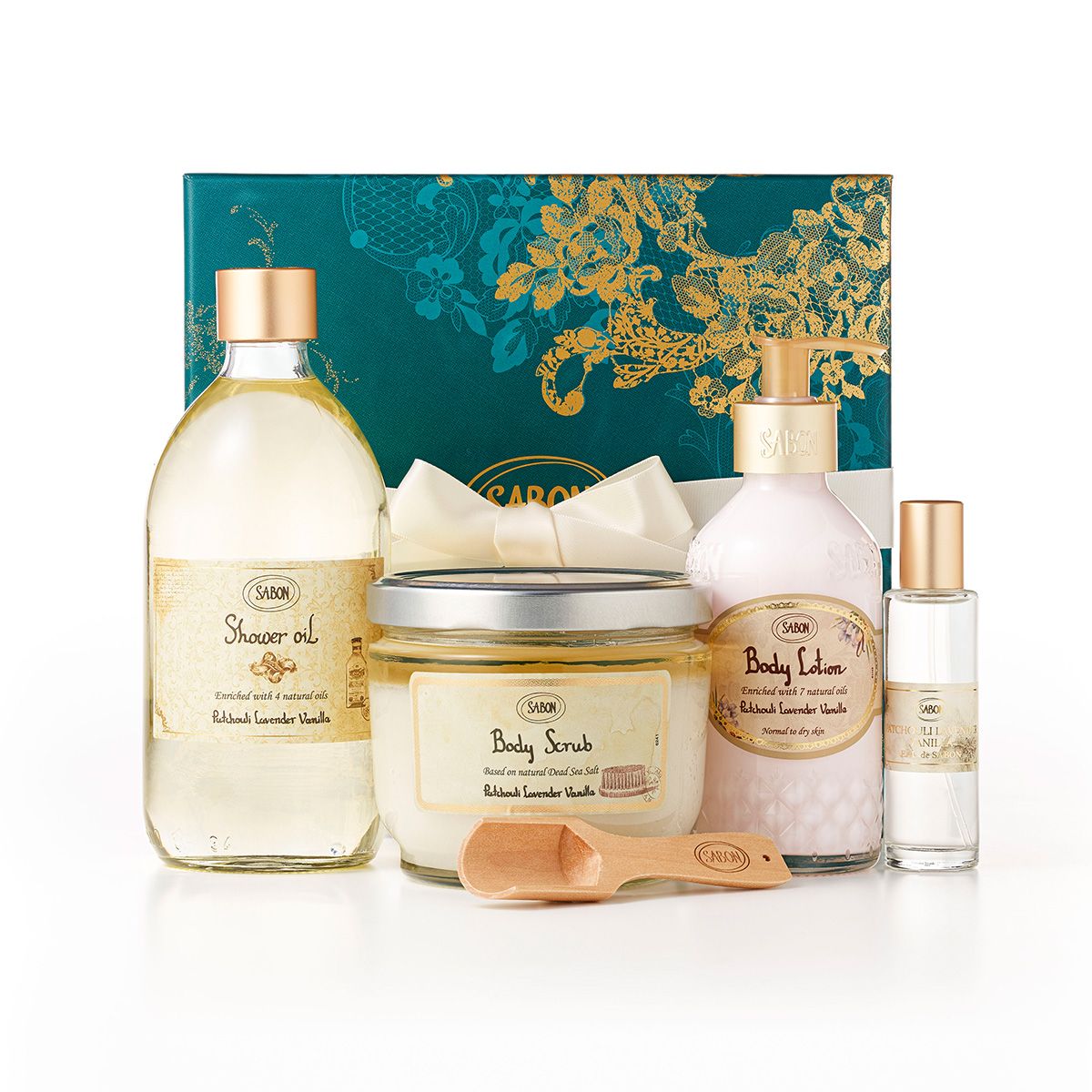 ボディケア 4STEP レギュラーセット (パチュリ・ラベンダー・バニラ