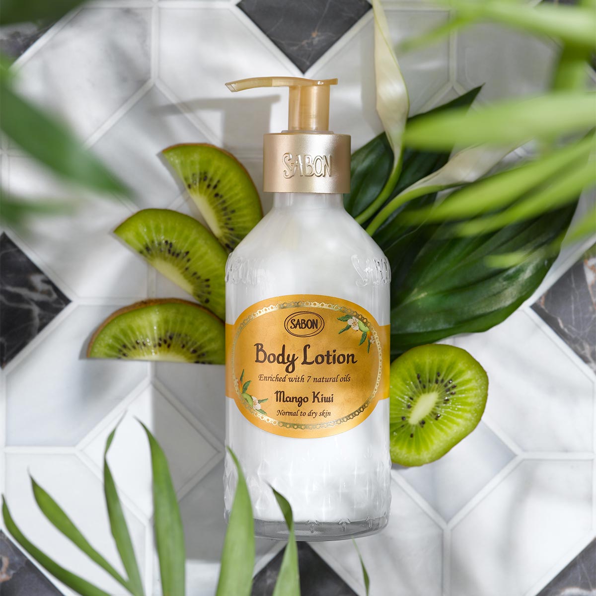 Body Lotion Bottle Mango Kiwi