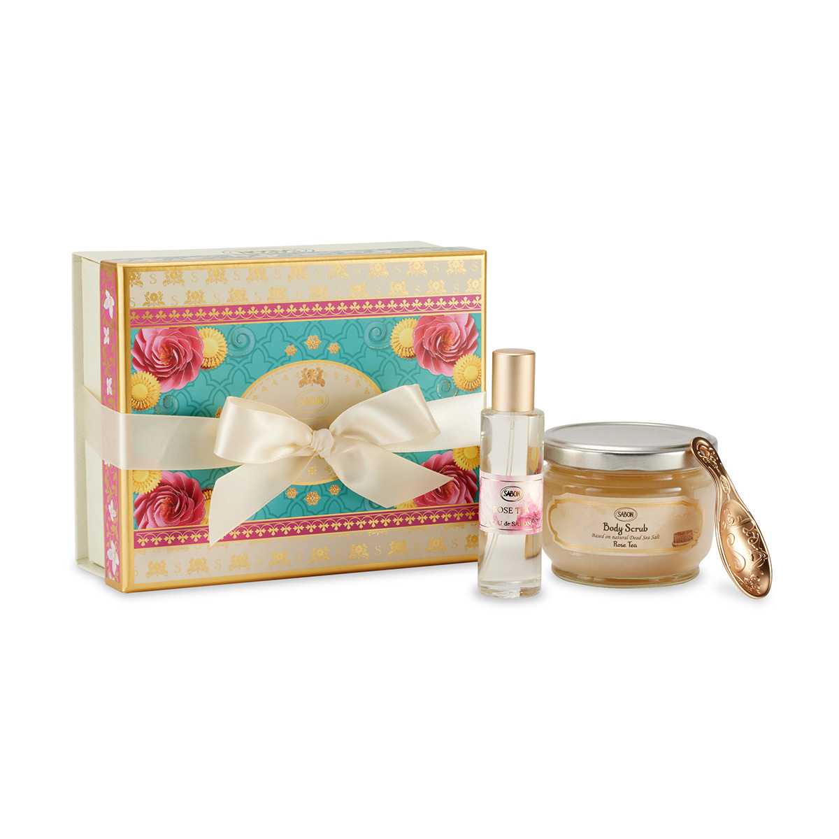 Body Scrub Kit Rose Tea