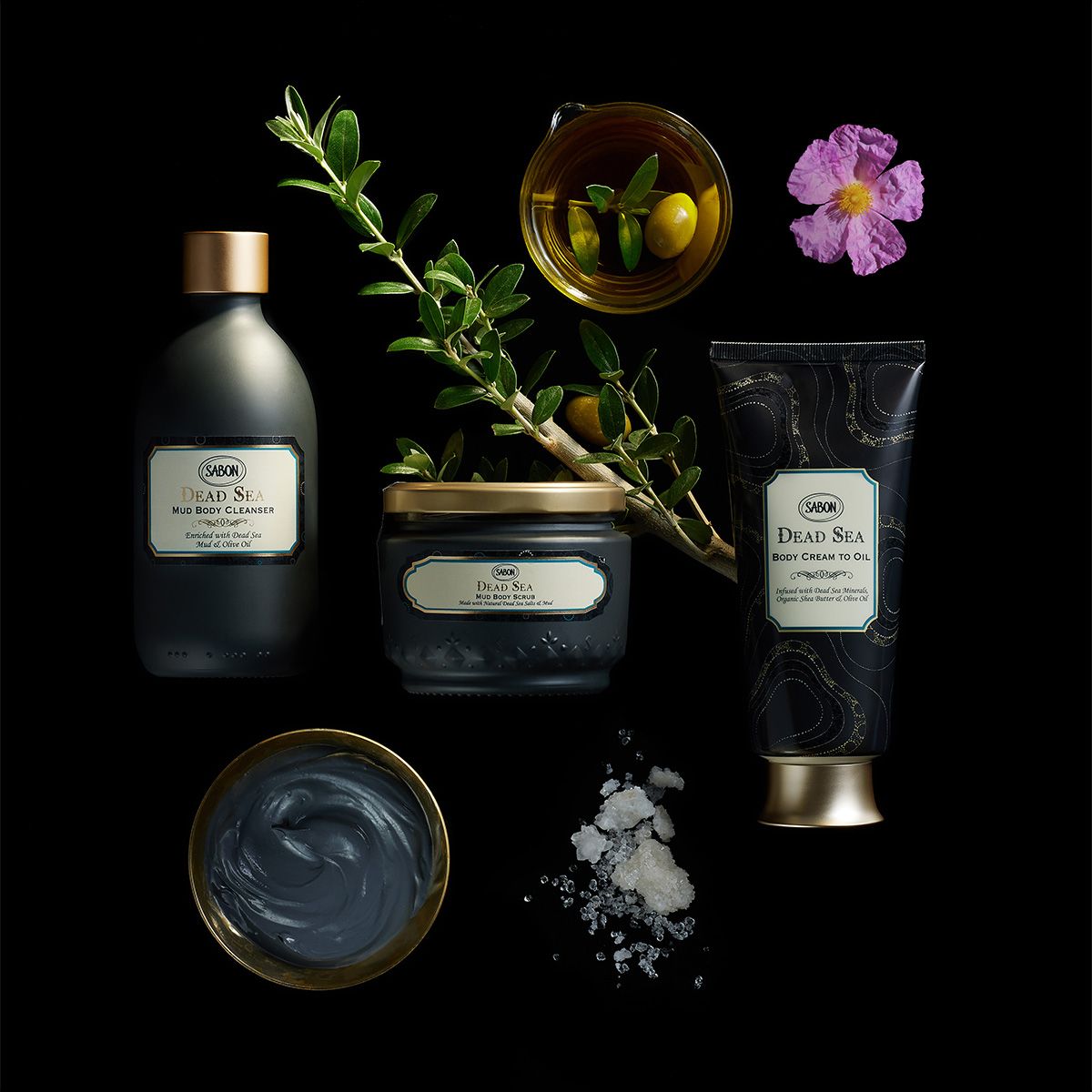 ブラック ボディ クレンザー デッドシーの商品画像