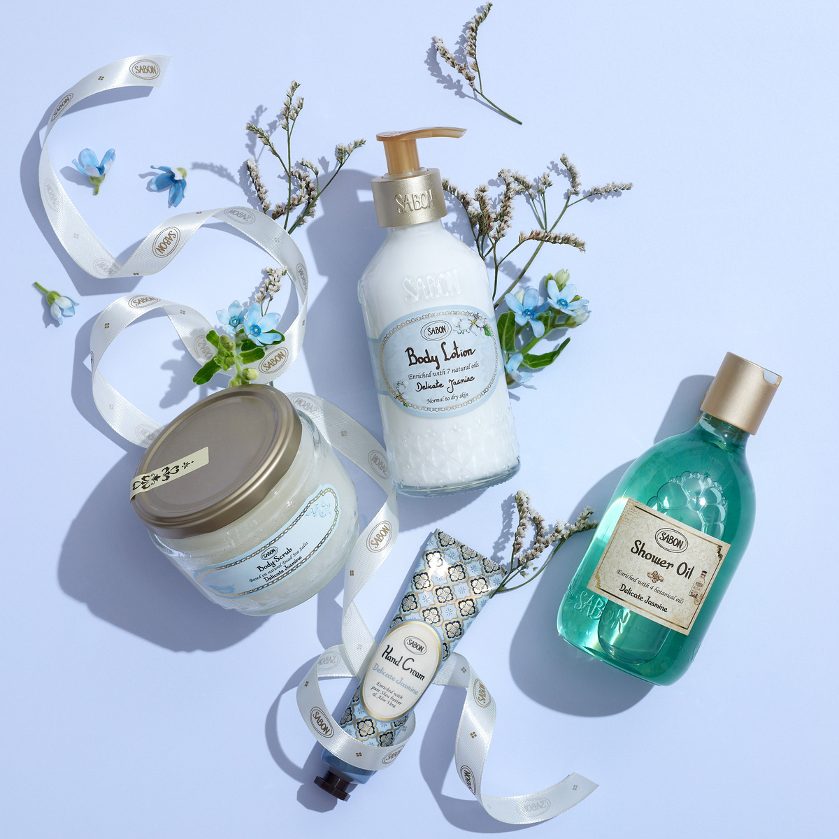 SABON シャワーオイル デリケートジャスミン ボディ用洗浄料 300ml シャワーオイル デリケート・ジャスミン ⁄ SABON(サボン)(ボディソープ