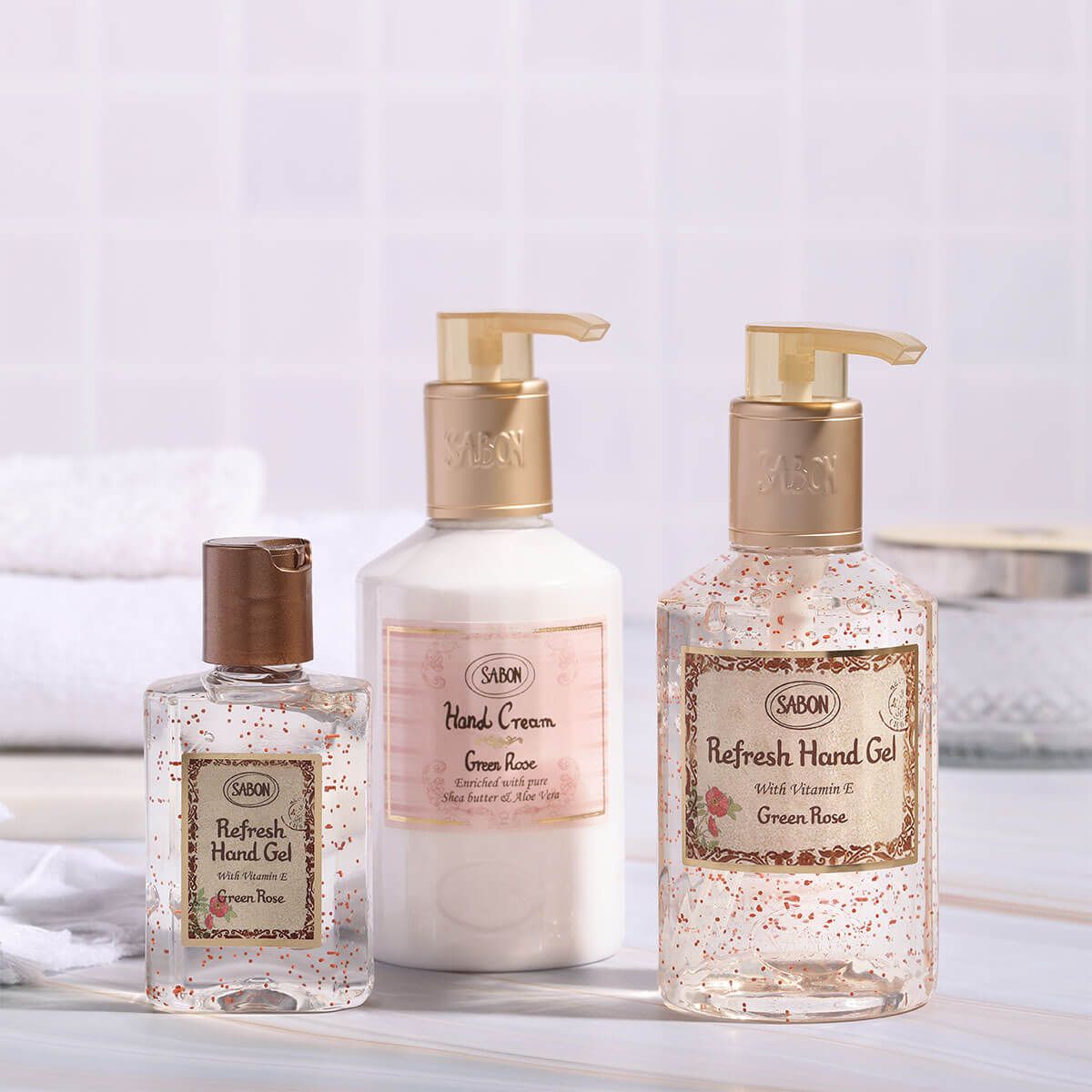 リフレッシュ ハンドジェル 80mL グリーン・ローズの商品画像