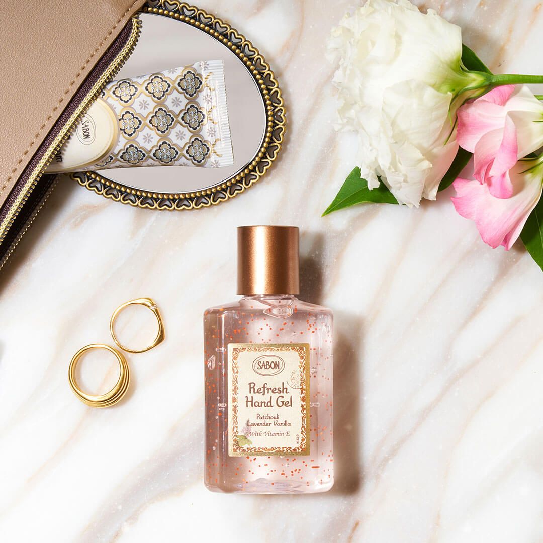 リフレッシュ ハンドジェル 80mL パチュリ・ラベンダー・バニラの商品画像