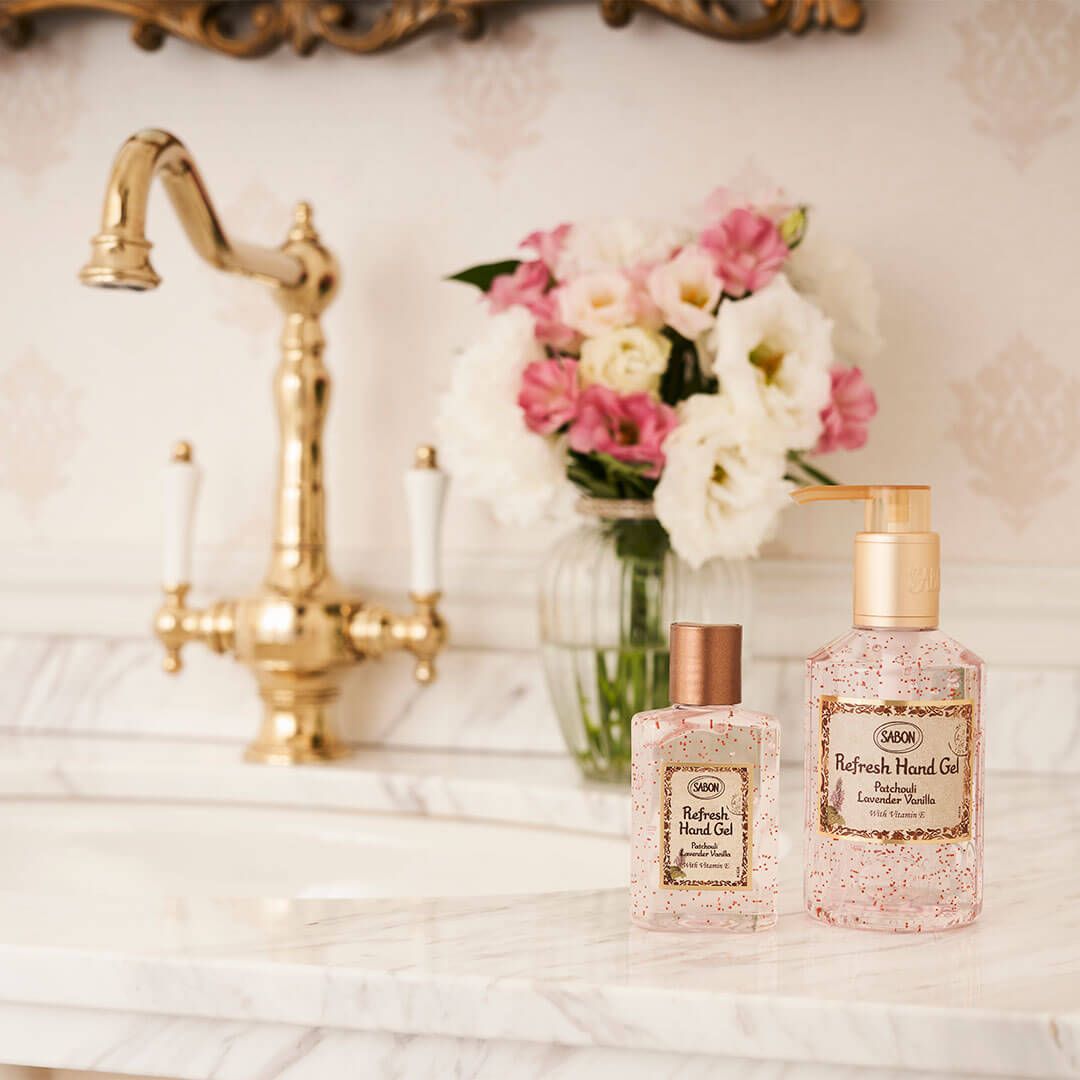 リフレッシュ ハンドジェル 80mL パチュリ・ラベンダー・バニラの商品画像