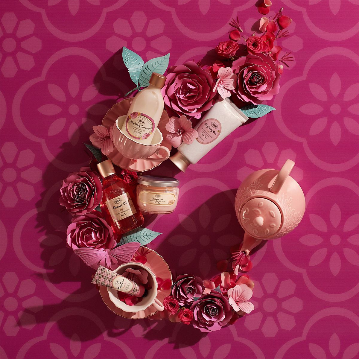 ボディスクラブキット ローズティーの商品画像
